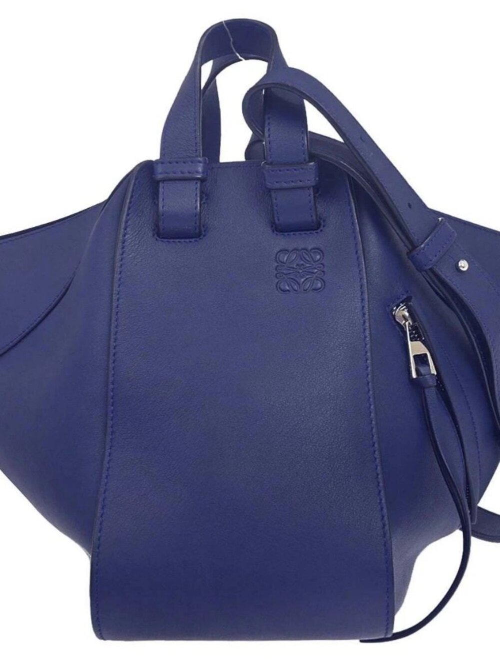 Loewe Navy Hammock 2way Tote Handbag 061702 179384